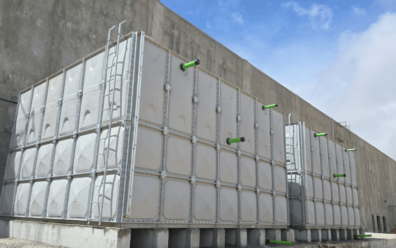 high quality GRP water tanks for industrial facilities in uae by colex grp tanks
