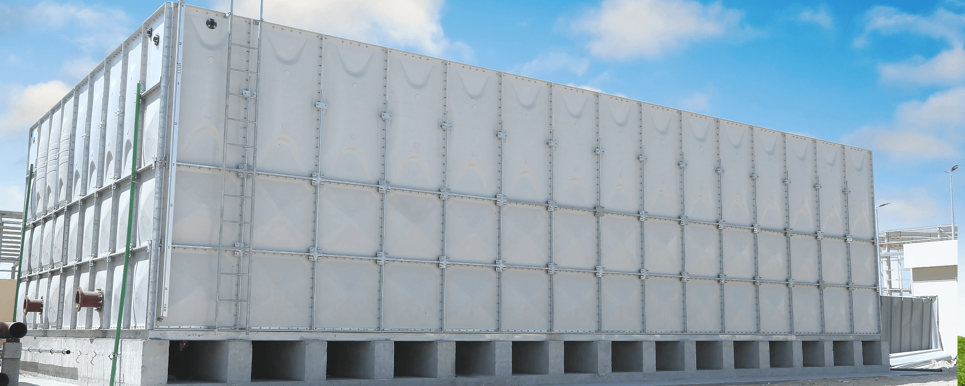 Leading GRP water tank supplier in UAE sectional panel tanks