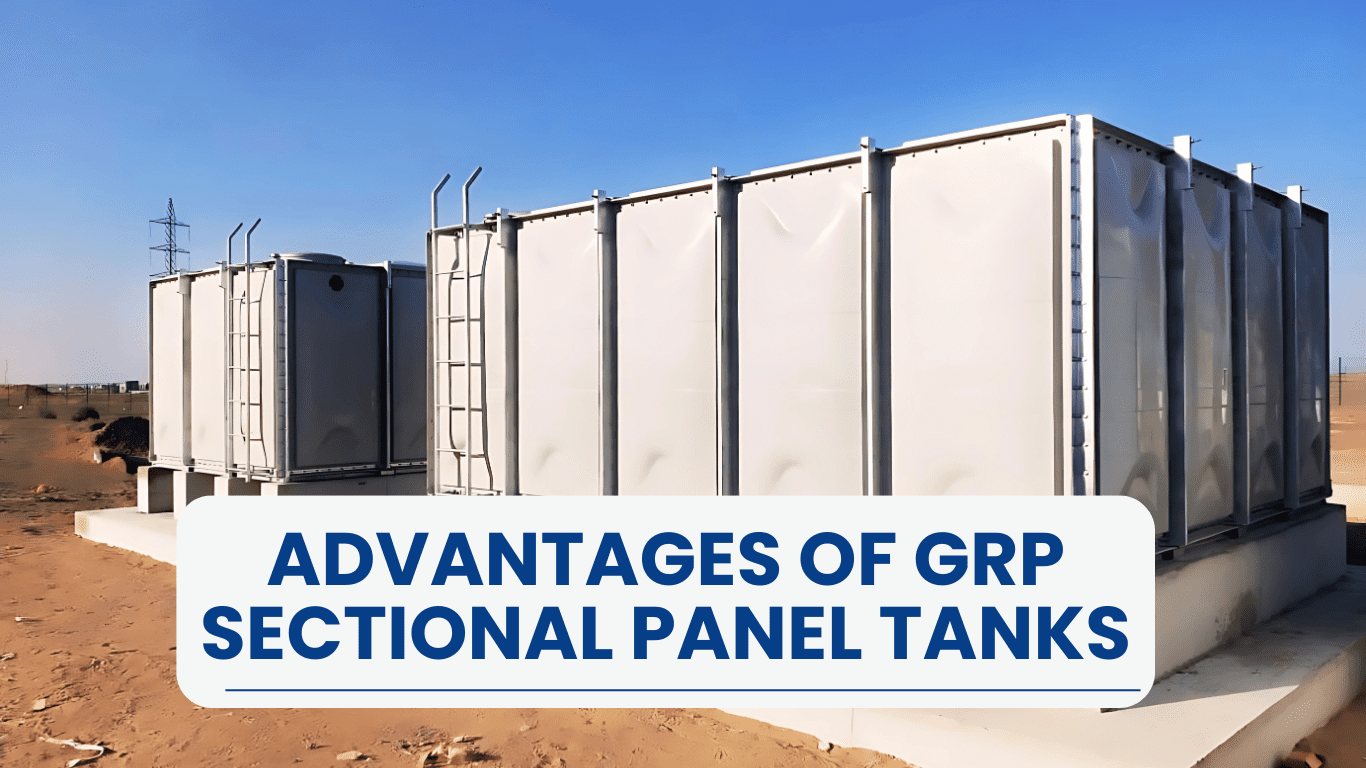 advantages of Sectional GRP panel tanks