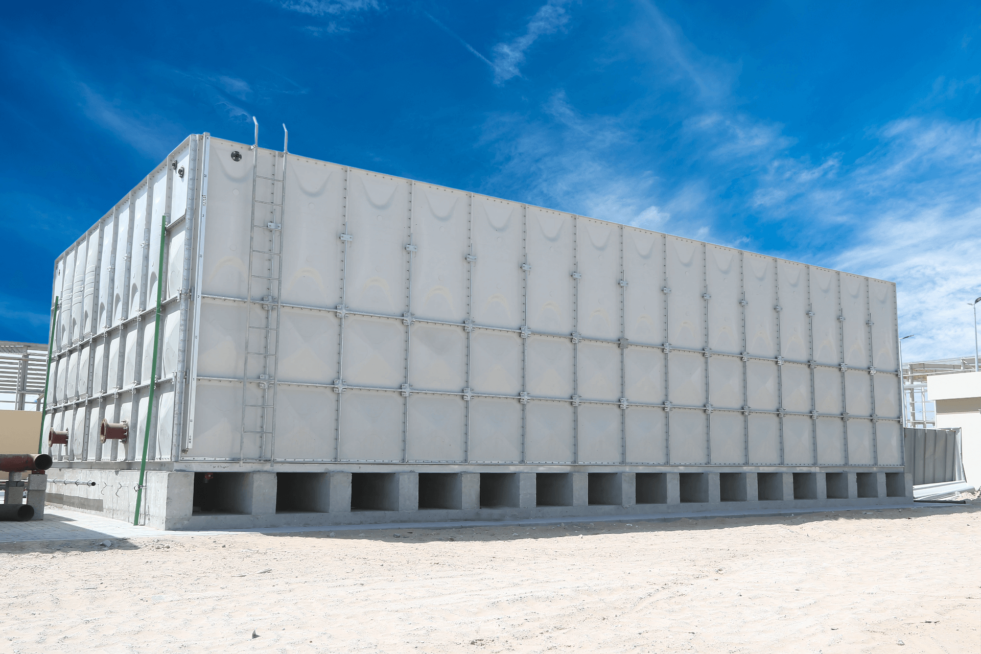 Colex provides commercial grp water tanks in uae