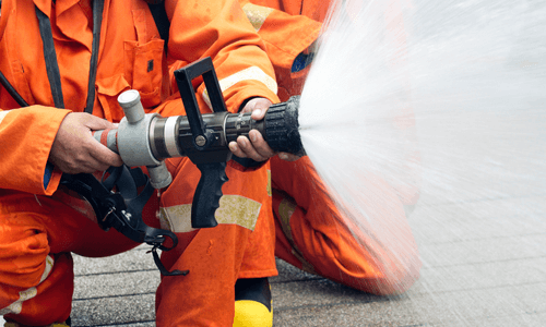 fire-fighting water storage