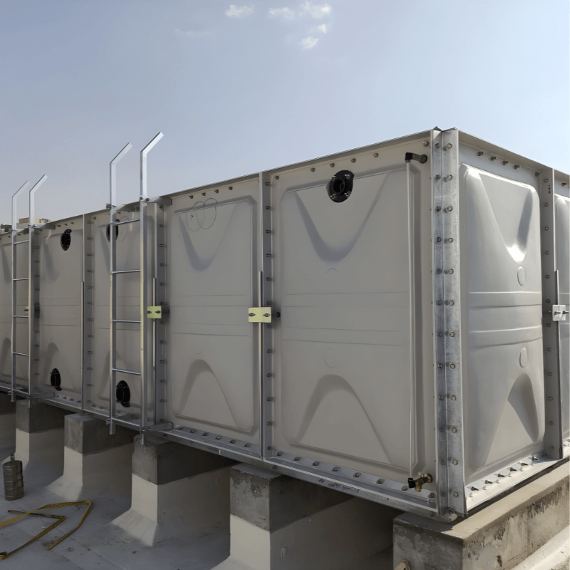 Durable non-insulated GRP tanks for industrial water applications UAE
