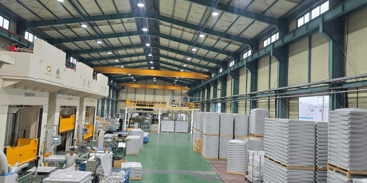 Colex grp water tank factory in korea