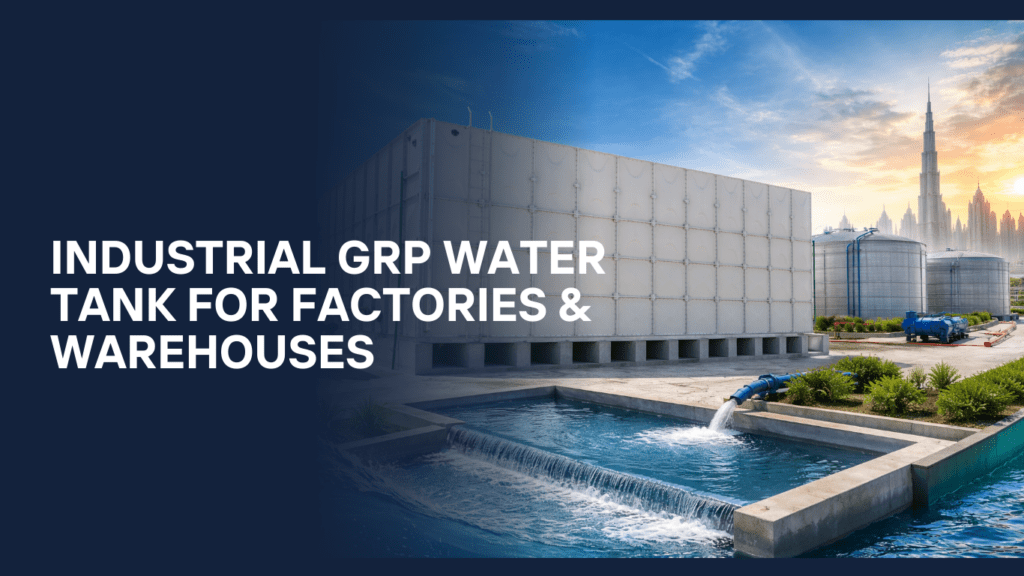 industrial grp water tanks for factories and warehouses