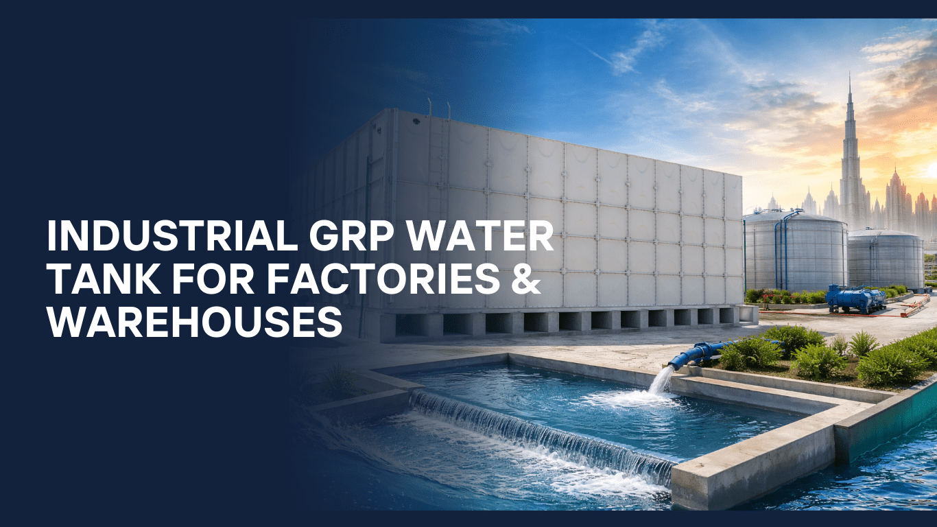 industrial grp water tanks for factories and warehouses