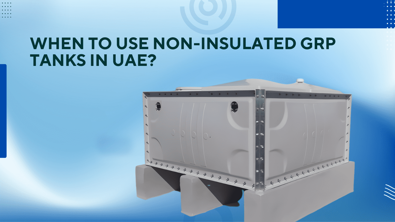non-insulated grp water tanks